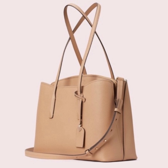 OFFERS OPEN! Kate Spade Beige Cream Tote Bag for laptop or work or personal - Picture 3 of 16